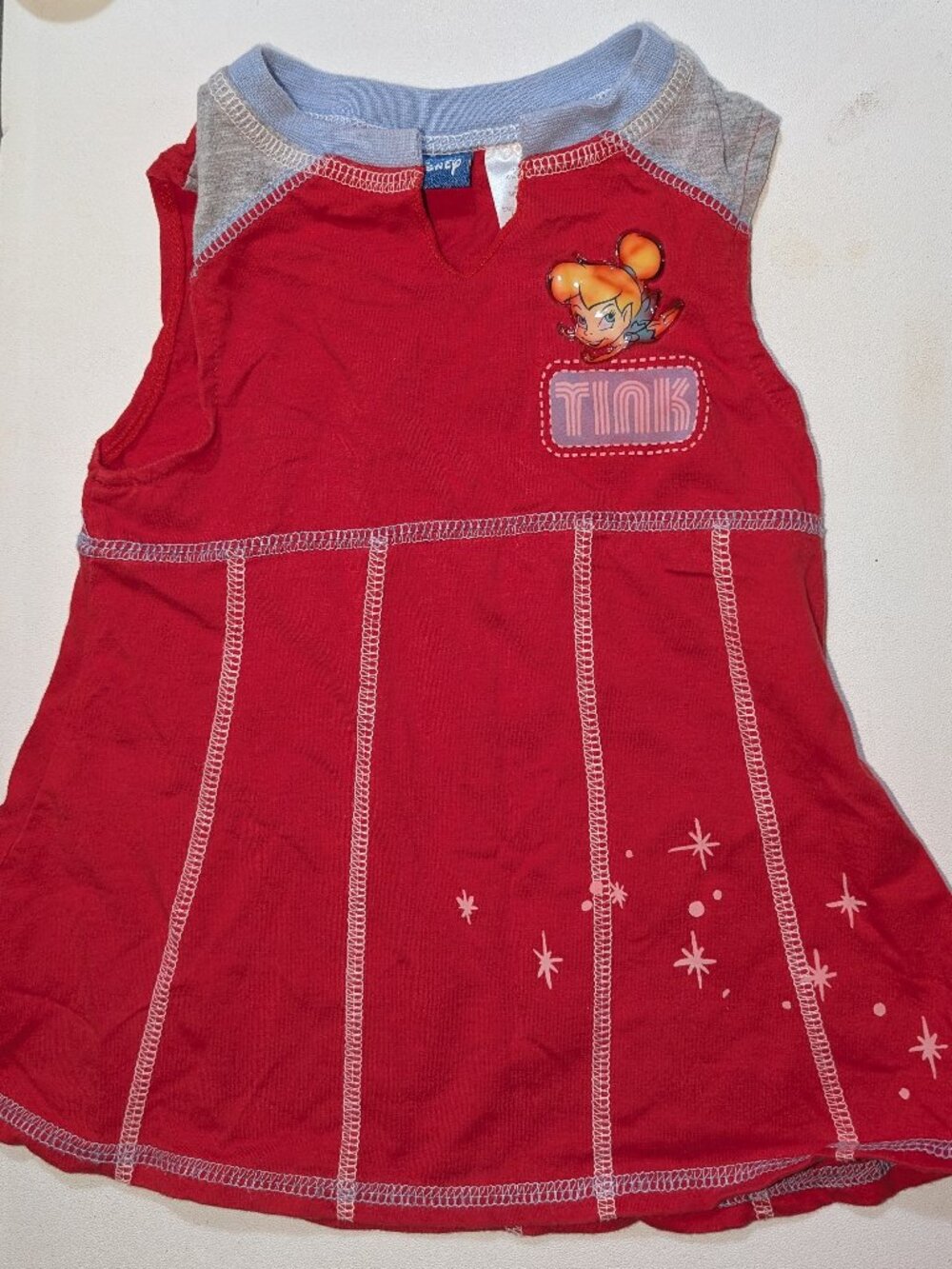Vintage Disney Baby Tinker Bell TINK Dress 12M